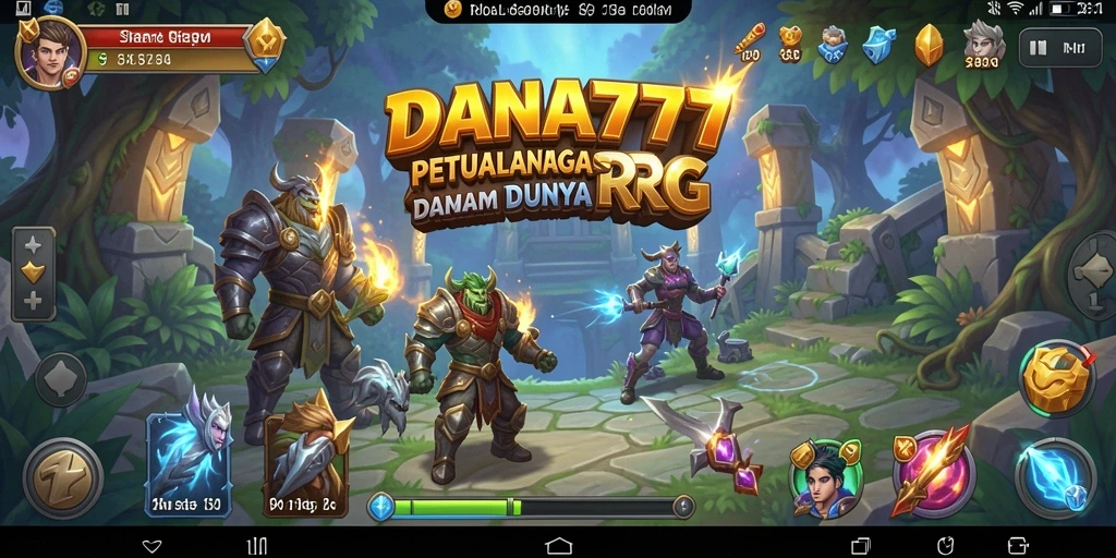Gamer terlibat dalam pertempuran epik di dunia fantasi DANA777.