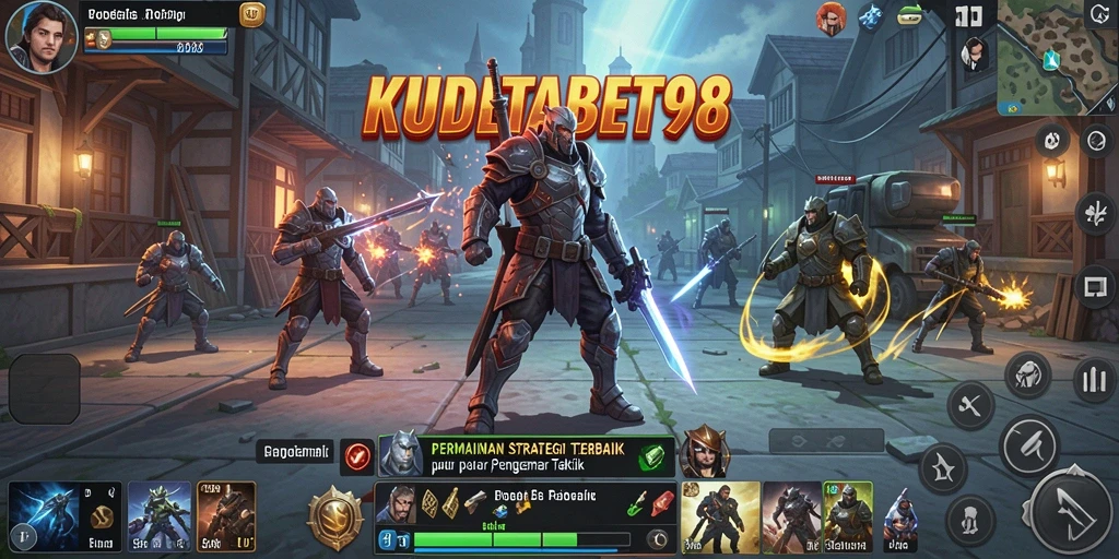 Screenshot KUDETABET98 menampilkan gameplay strategi yang seru dan mendebarkan.