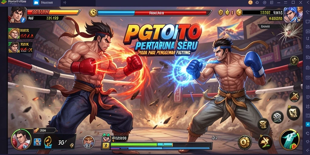 Tangkapan layar PGTOTO menampilkan aksi pertarungan yang intens dan karakter yang dinamis.