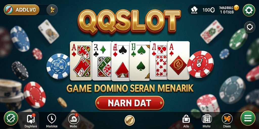 Tampilan gameplay QQSLOT yang menakjubkan dan interaktif.